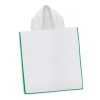 Kids Hooded Towels green overlocking